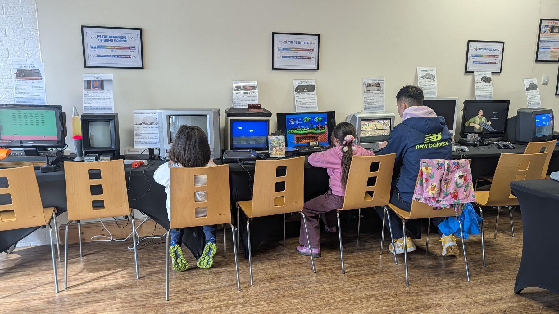Playable computing exhibits at Re:Wired